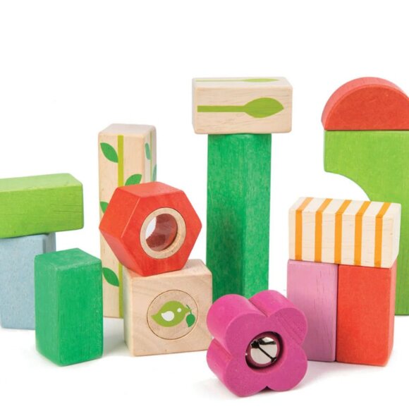 Tender Leaf Toys Nursery Wooden Block Set - Picture 1 of 1